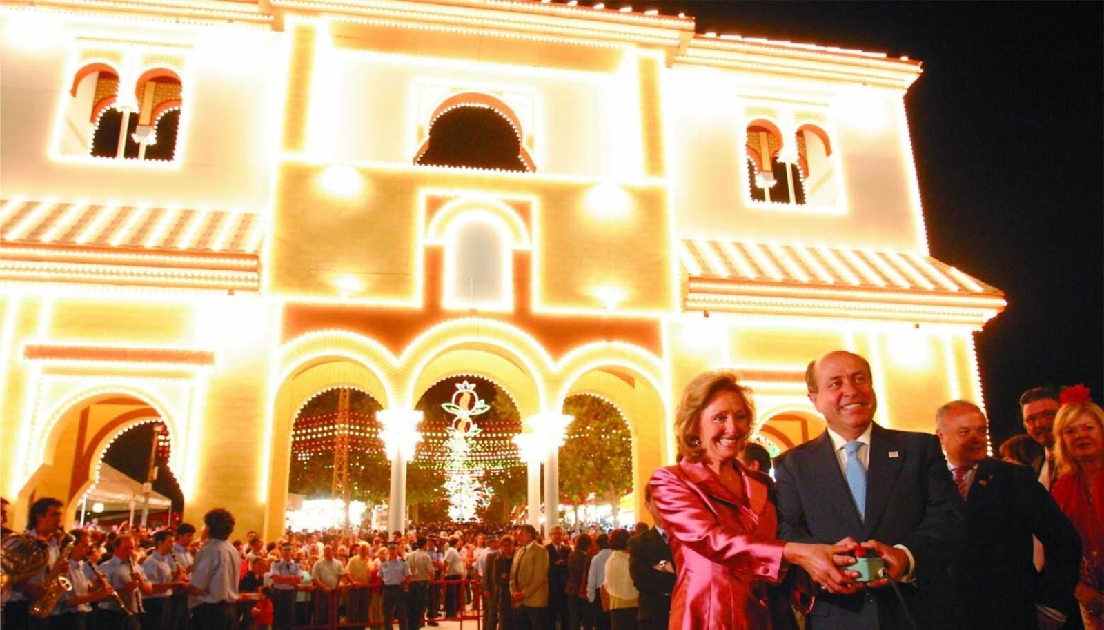 Portada del Corpus 2004, inspirada en el Pabellón Sur del Generalife.