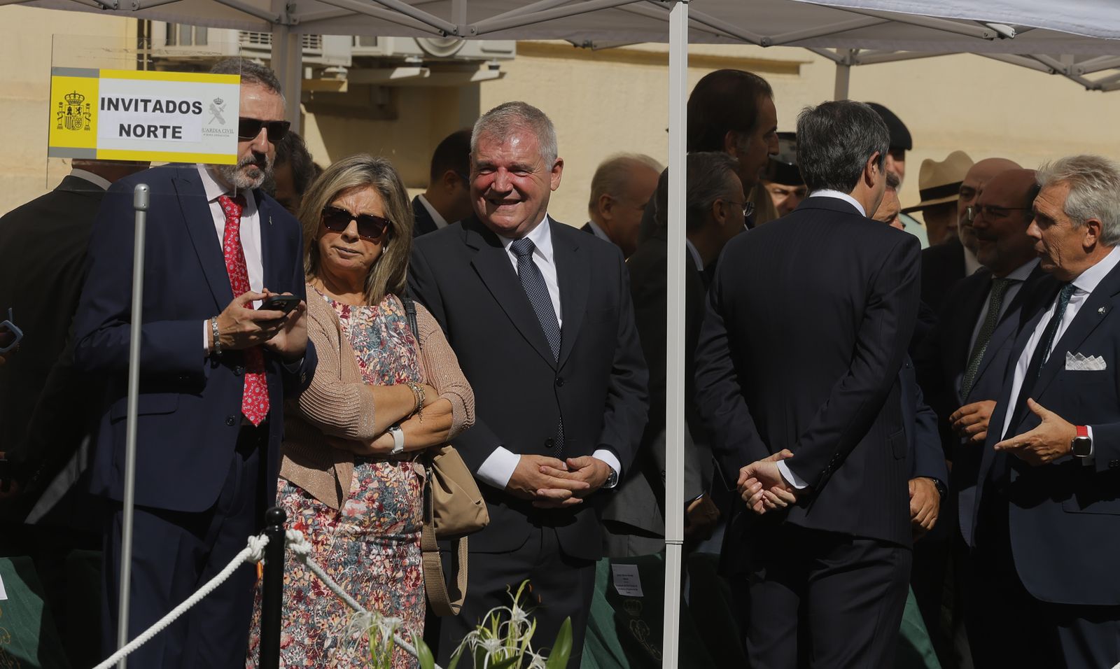 Las fotos de la despedida del  jefe de la IV Zona de la Guardia Civil, Alfonso Rodríguez Castillo