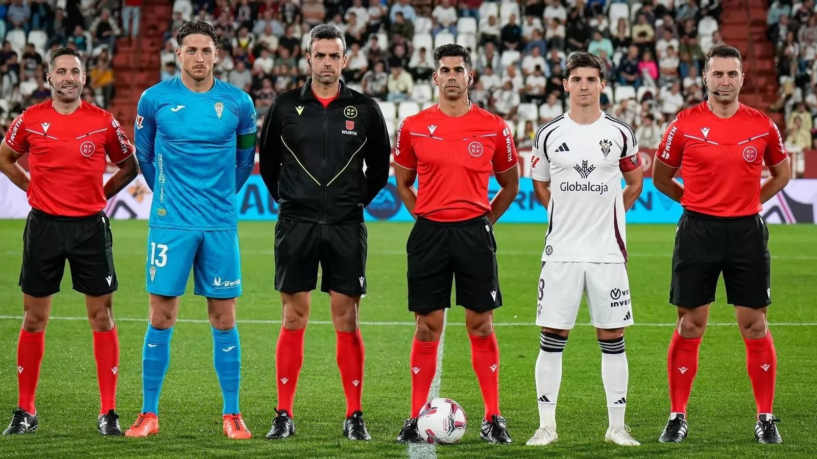 González Díaz, antes del Albacete - Córdoba CF del curso pasado.
