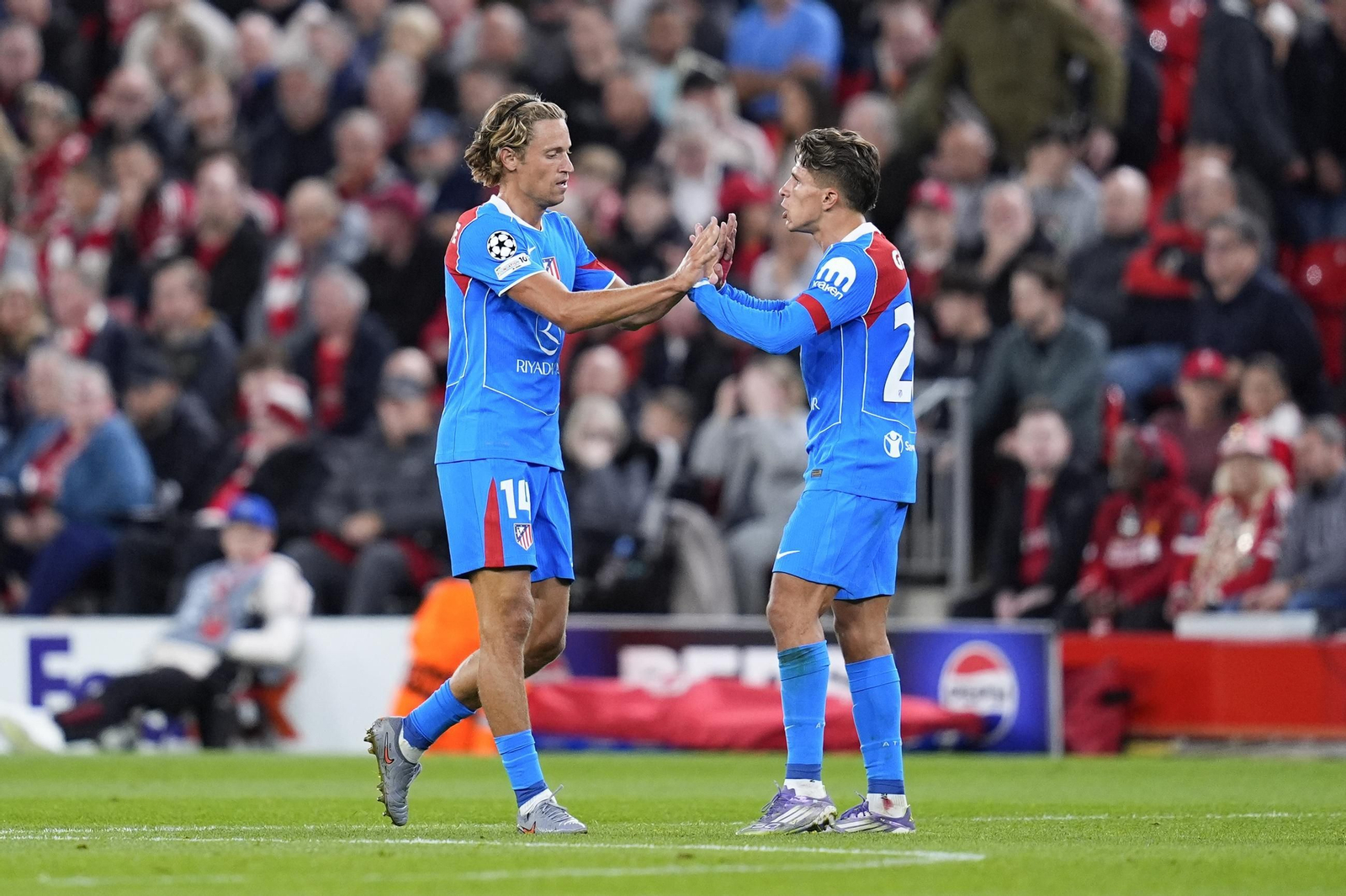 Las fotos del Liverpool - Atlético de Madrid