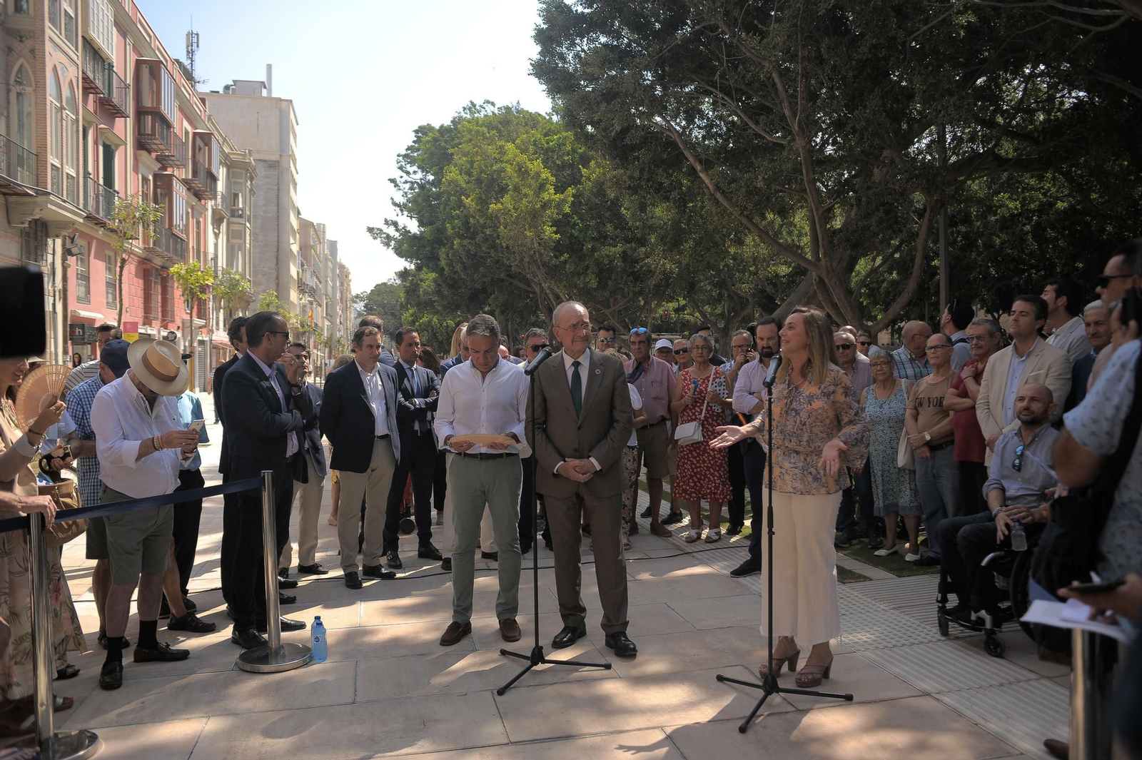 Fotos de la inauguración de los trabajos de reurbanización de la Alameda Fotos de la inauguración de los trabajos de reurbanización de la Alameda