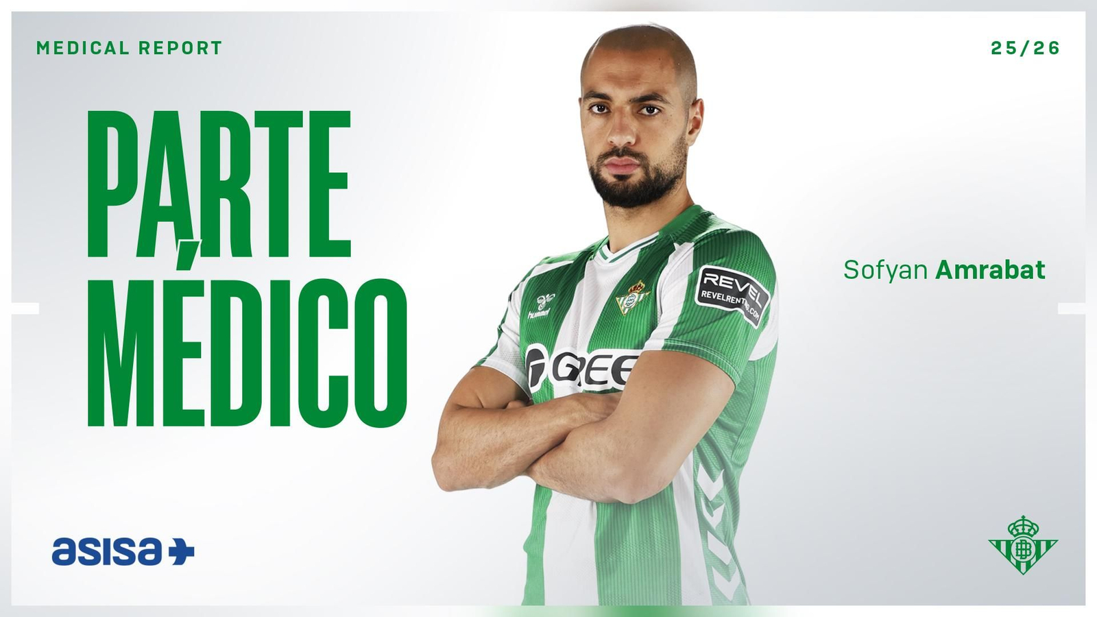 El parte médico de Sofyan Amrabat