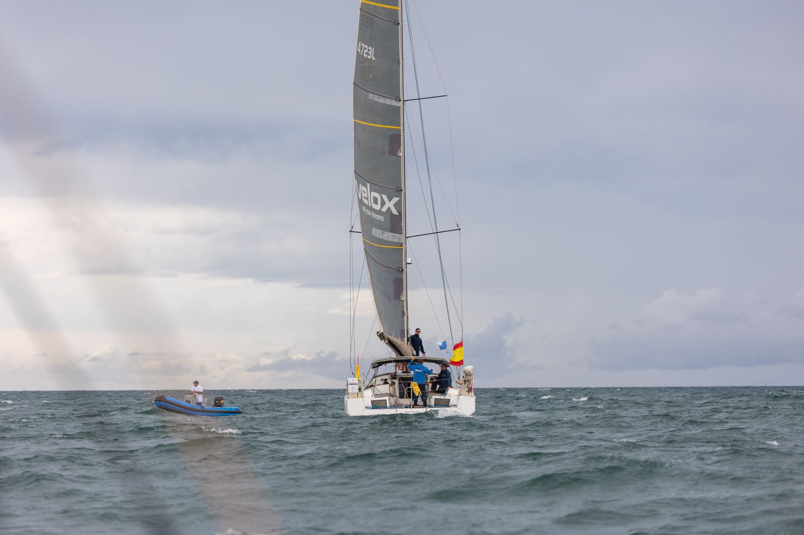 Imágenes de la partida de la Regata Oceánica Huelva-La Gomera