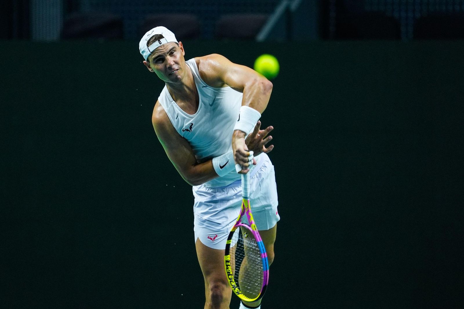 Rafa Nadal, en Málaga.