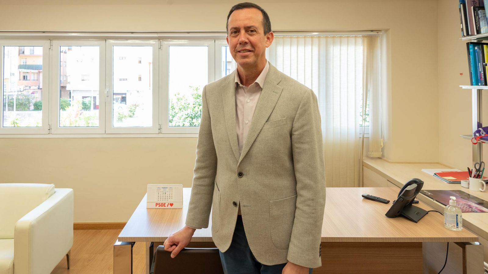 José María Martín, secretario general del PSOE en Almería