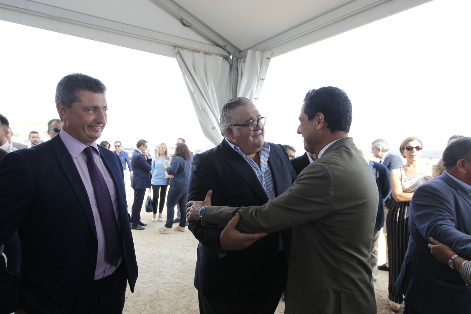 Fotogalería colocación primera piedra cuarto tramo Autovía del Almanzora
