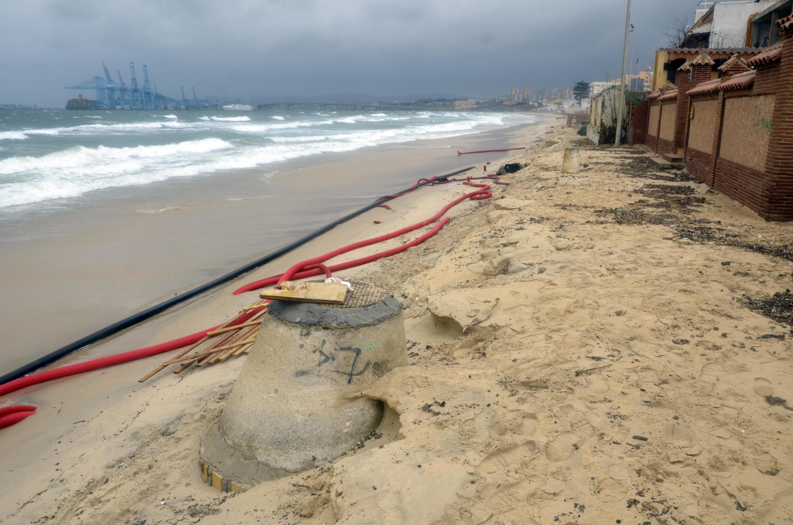 Imágenes de los efectos del temporal en El Rinconcillo