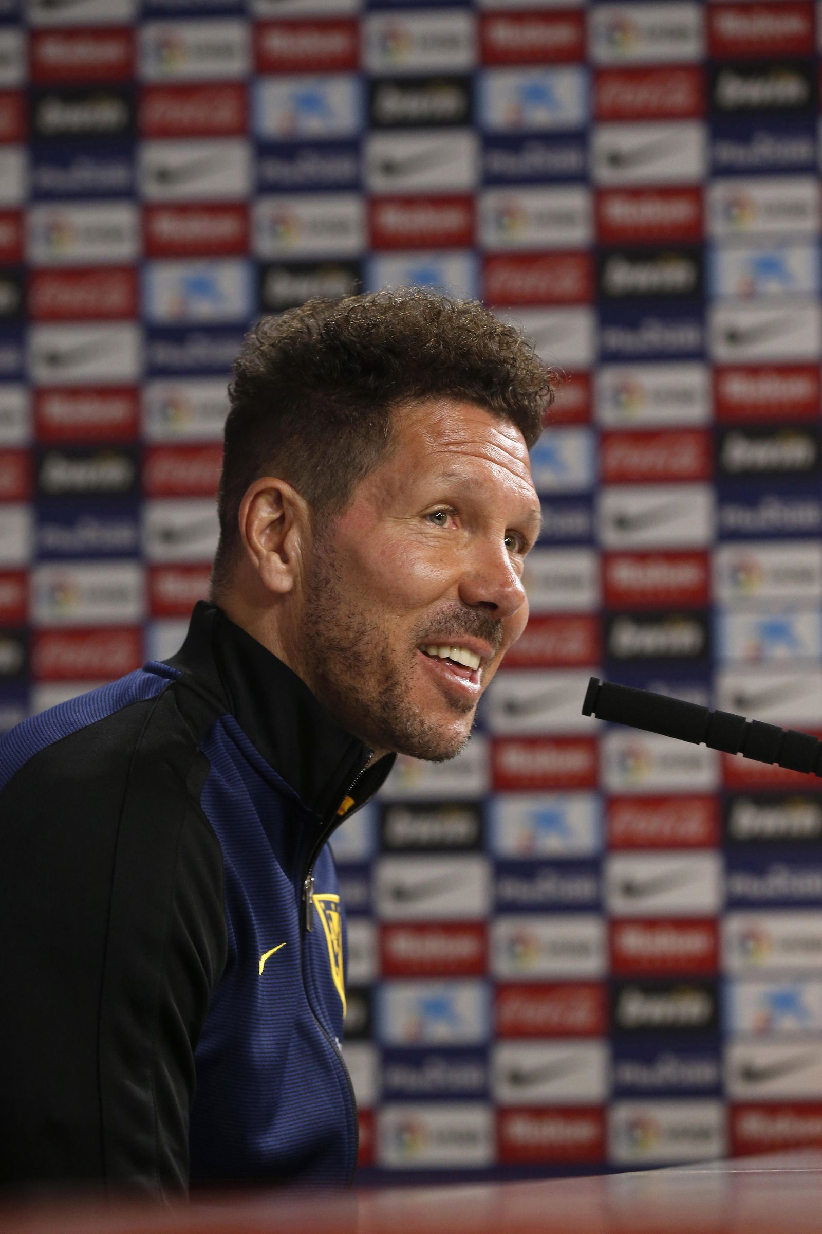 Diego Simeone, ayer.