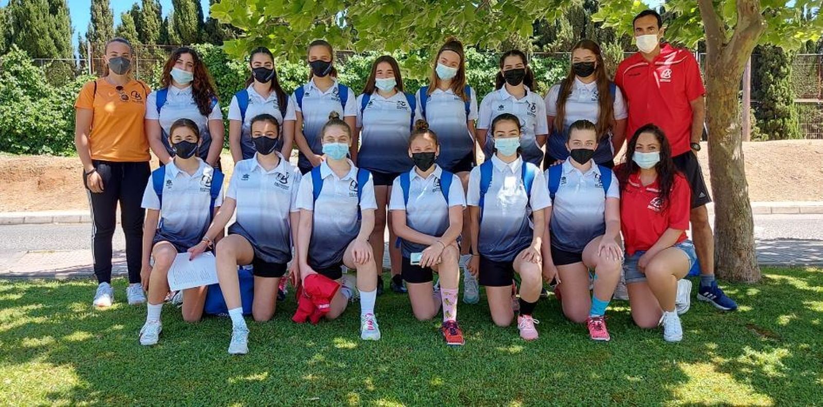 El  equipo infantil femenino del BM Ciudad de Algeciras