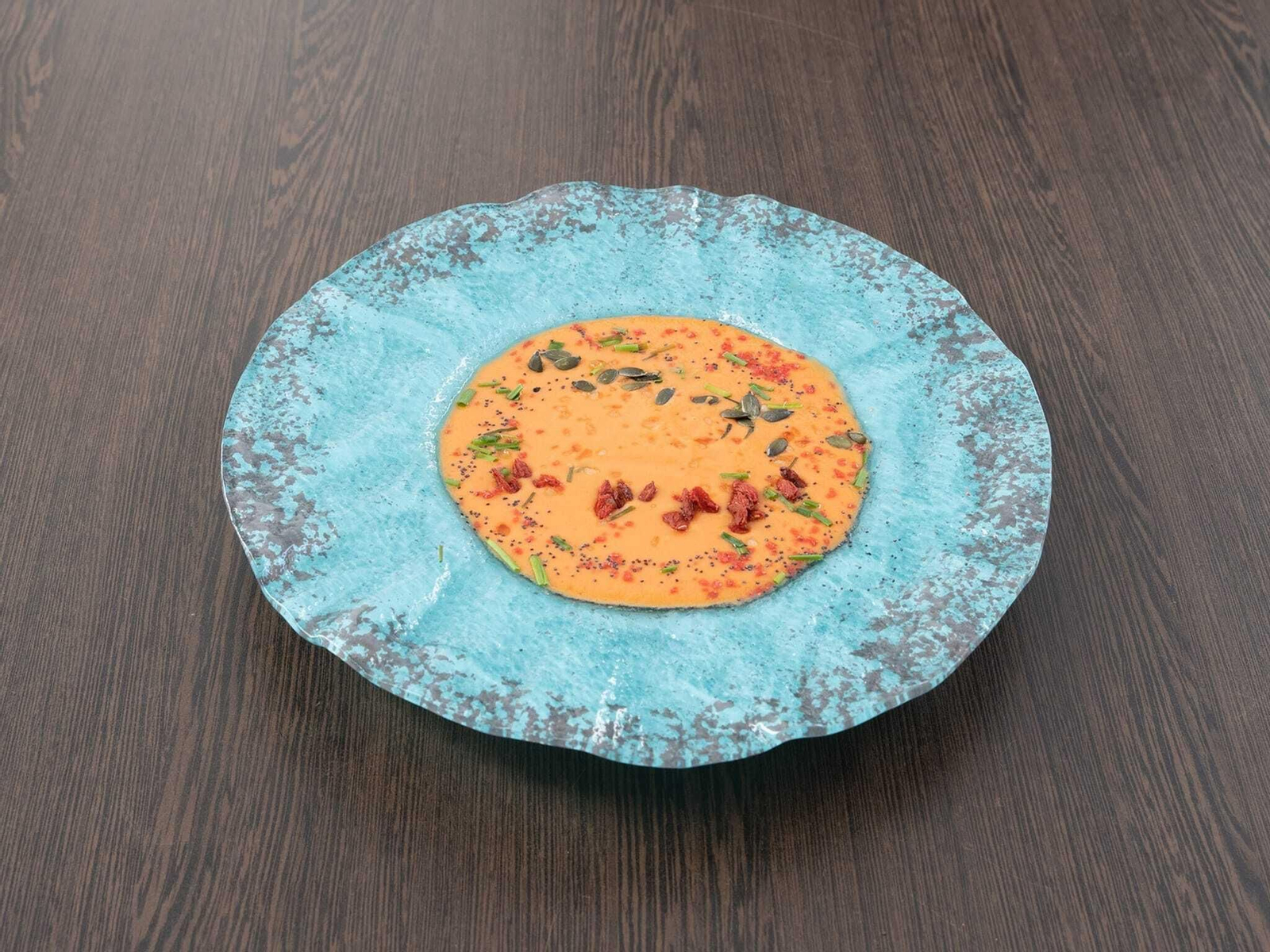 Gazpacho sefardí con mango de Casa Mazal