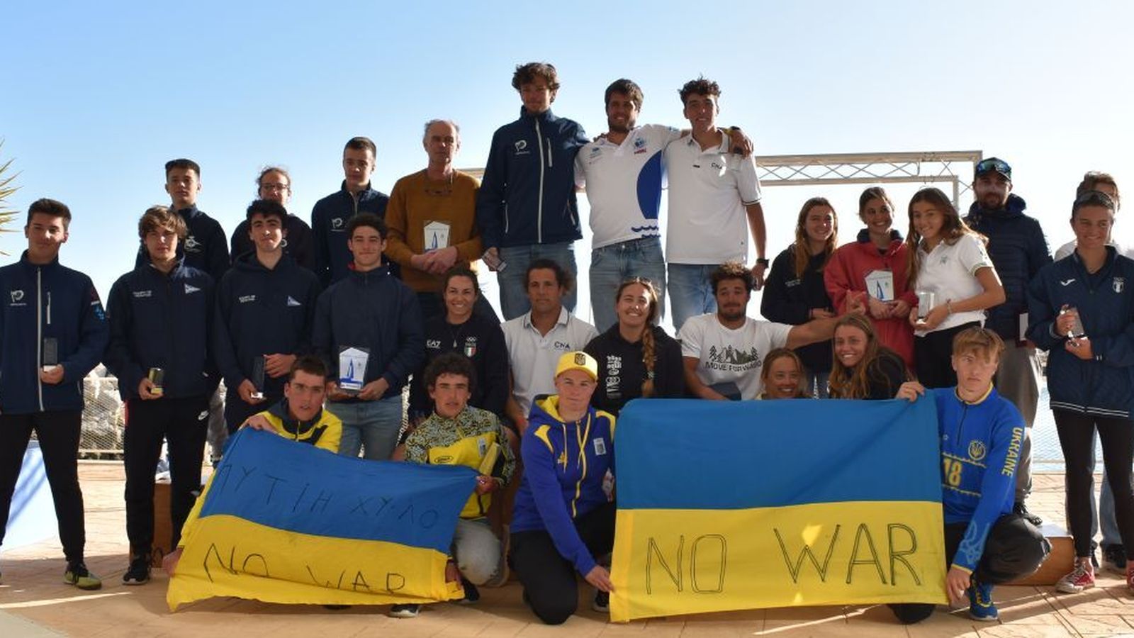 La foto de todos los ganadores en las pruebas de la Semana Olímpica Andaluza.