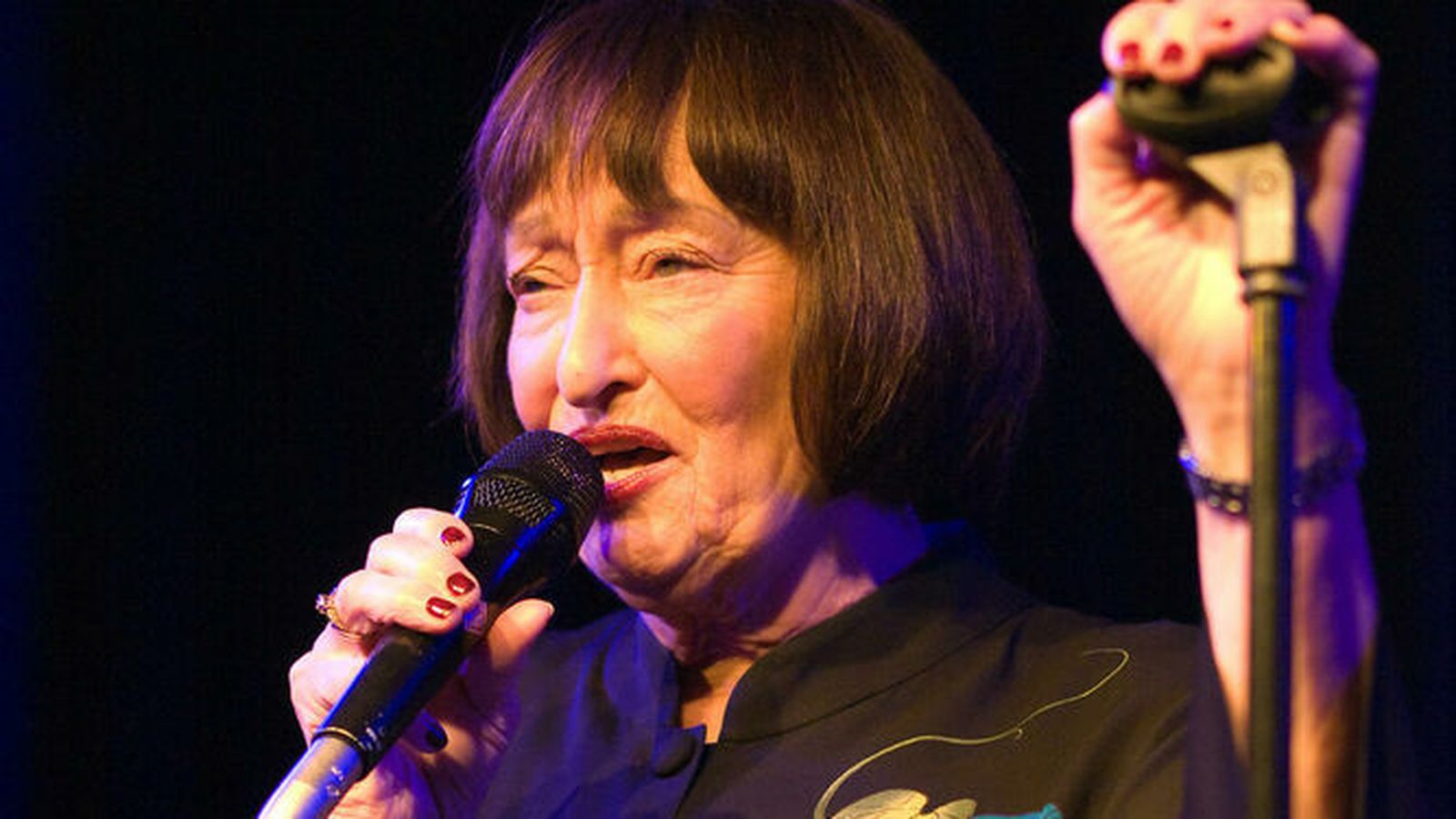 La legendaria cantante de jazz Sheila Jordan.