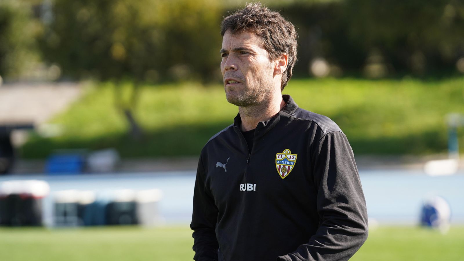 Rubi dirige un entrenamiento en su anterior etapa en el equipo rojiblanco.