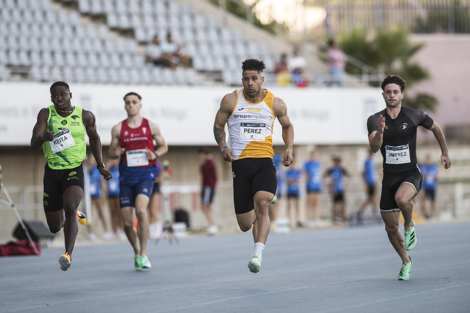 Harlyn pérez compitiendo en el II Meeting Internacional ‘Ciudad de Málaga’