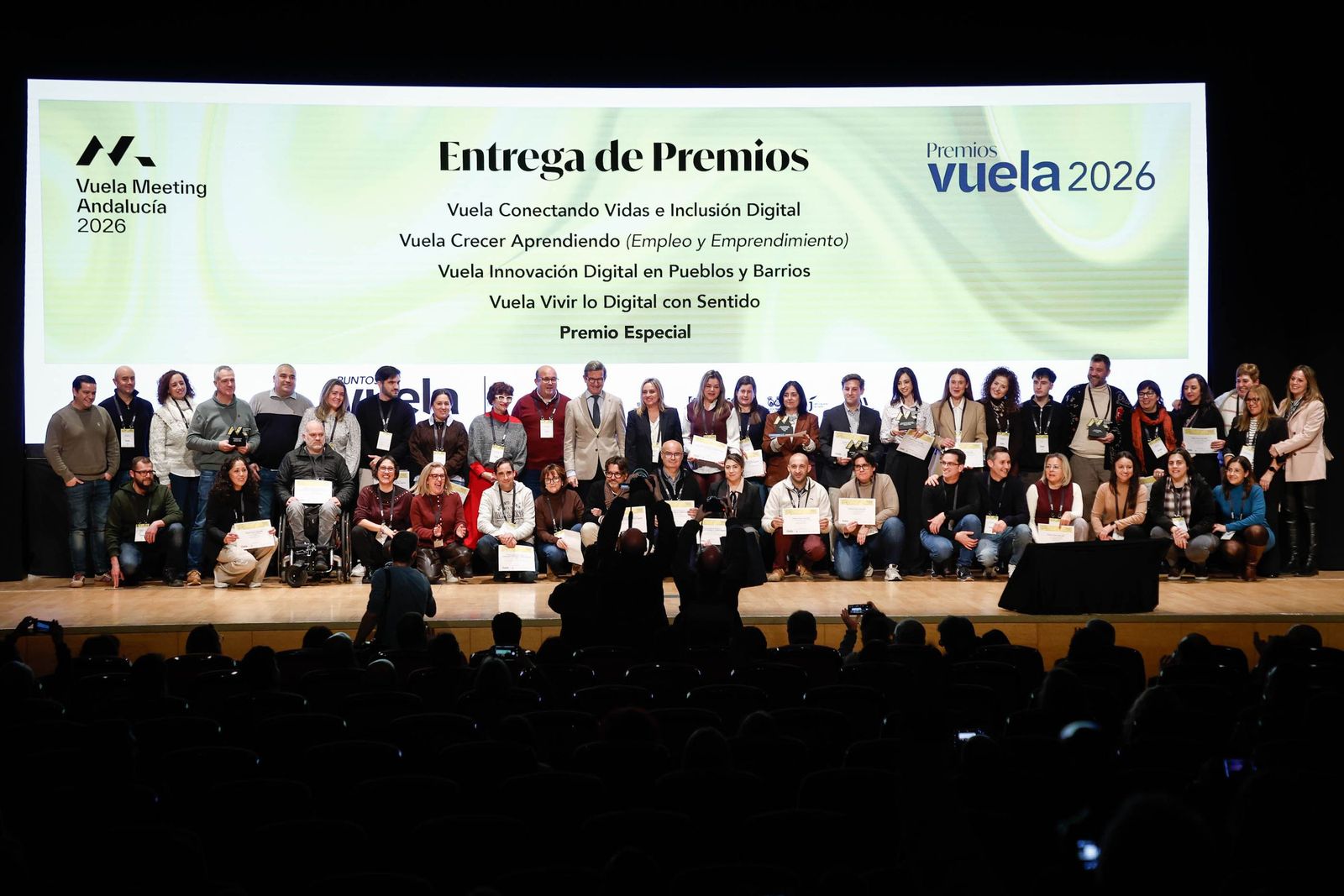 El Palacio de Congresos de la ciudad ha acogido los Premios Vuela 2026