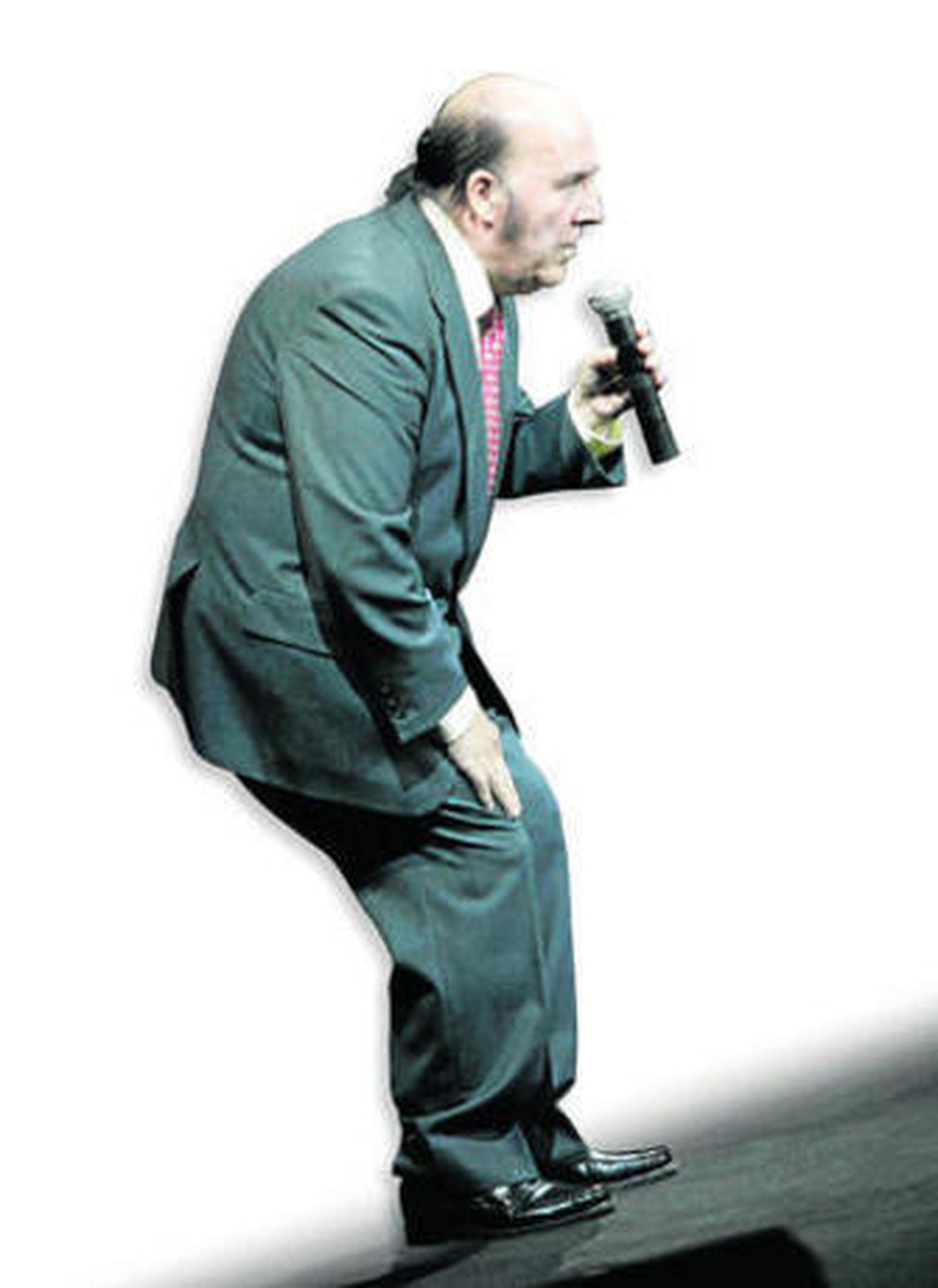 Chiquito durante una de sus actuaciones en el año en que falleció su mujer, en 2010.