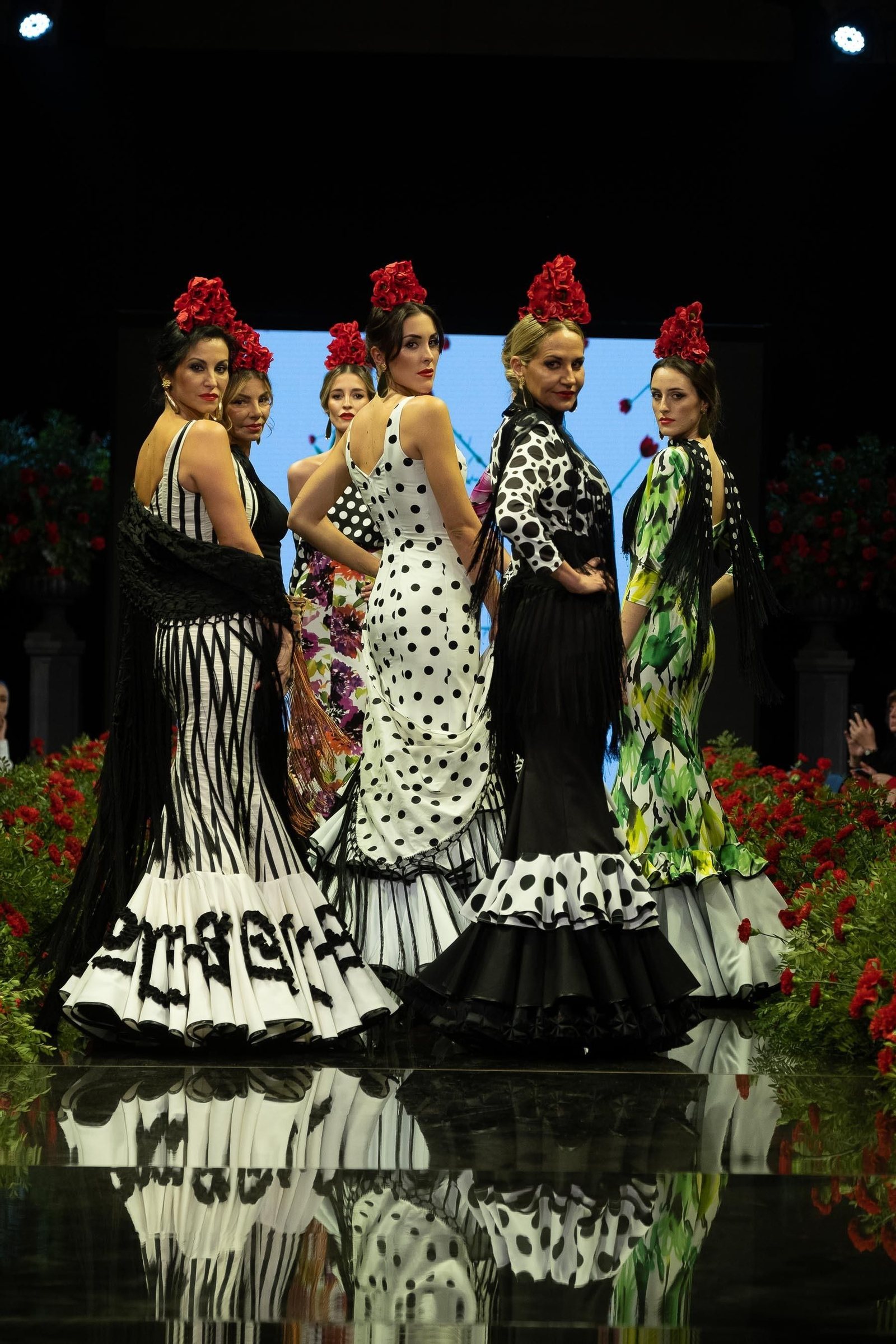 Desfile de Ángeles Verano en la Pasarela Flamenca Jerez Tío Pepe 2023