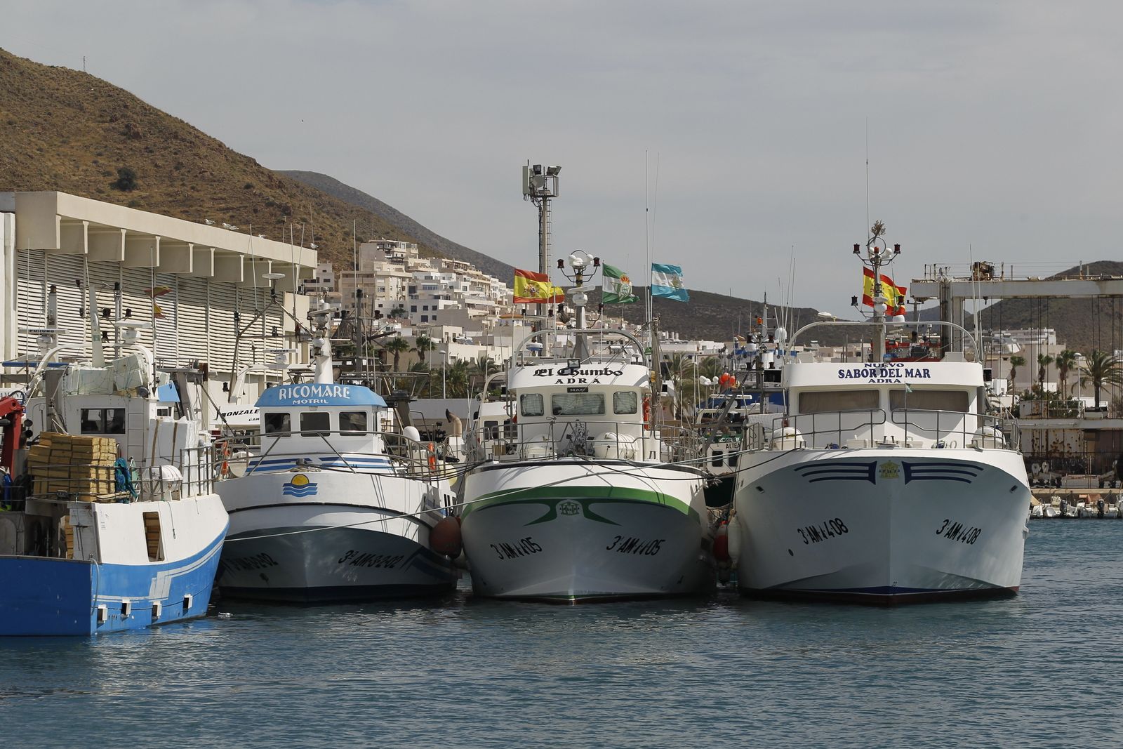 Fotogalería protestas pescadores de Carboneras
