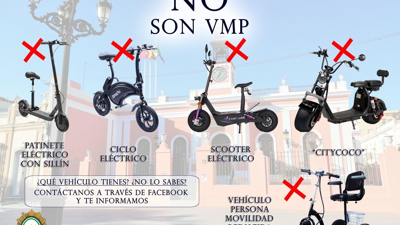 Imagen de la campaña de la Policía Local de Puerto Real