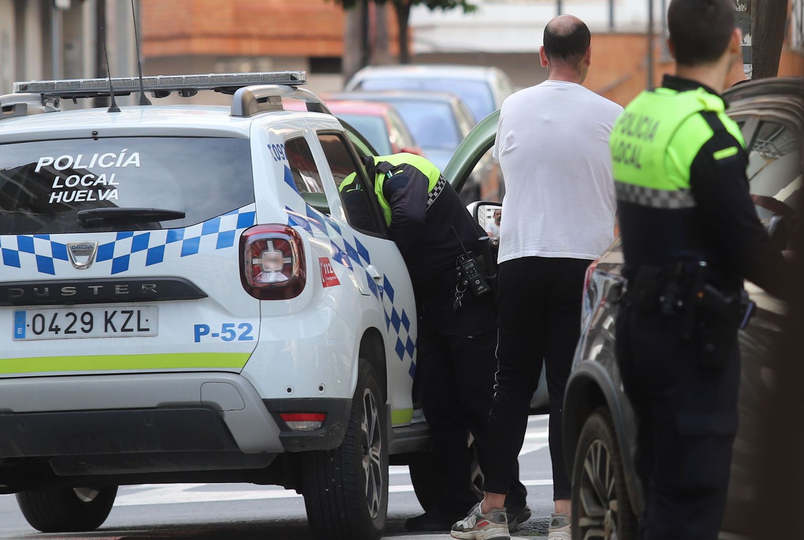 Persecución a un ciclista con el estado de alarma en Huelva