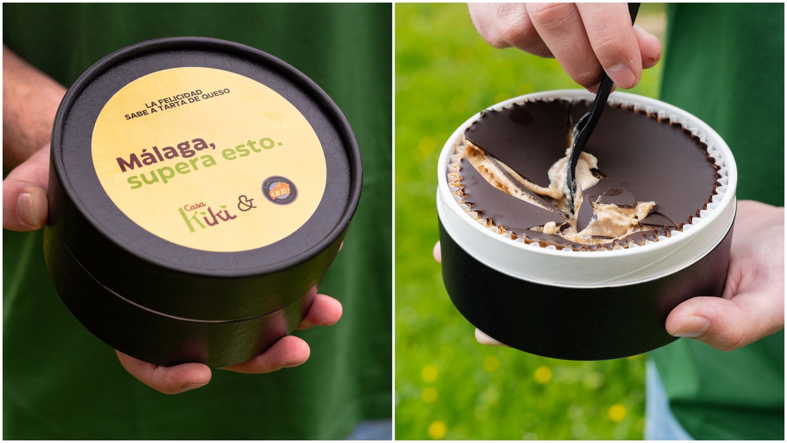 La tarta de queso de palmera de Kinder que une a La Cheesequería y Casa Kiki.