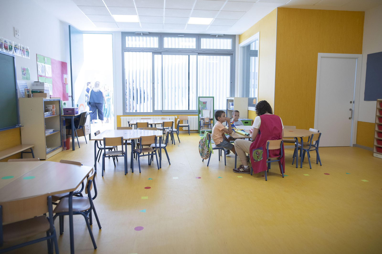 Aula en el colegio nuevo de Alhendín.