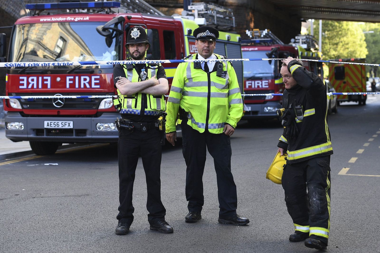 El espectacular incendio de Londres, en imágenes