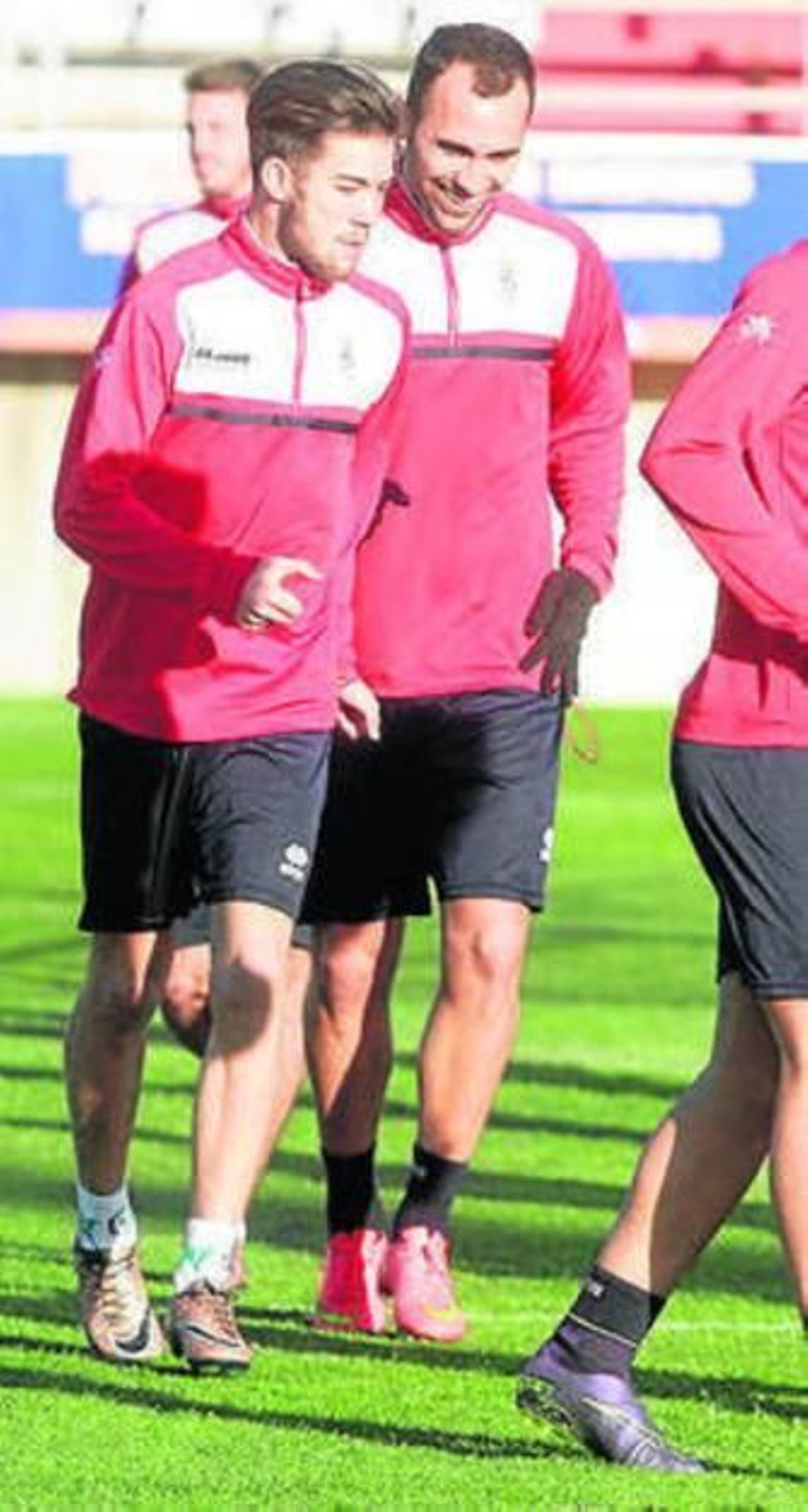 Santi Luque, con Montes.