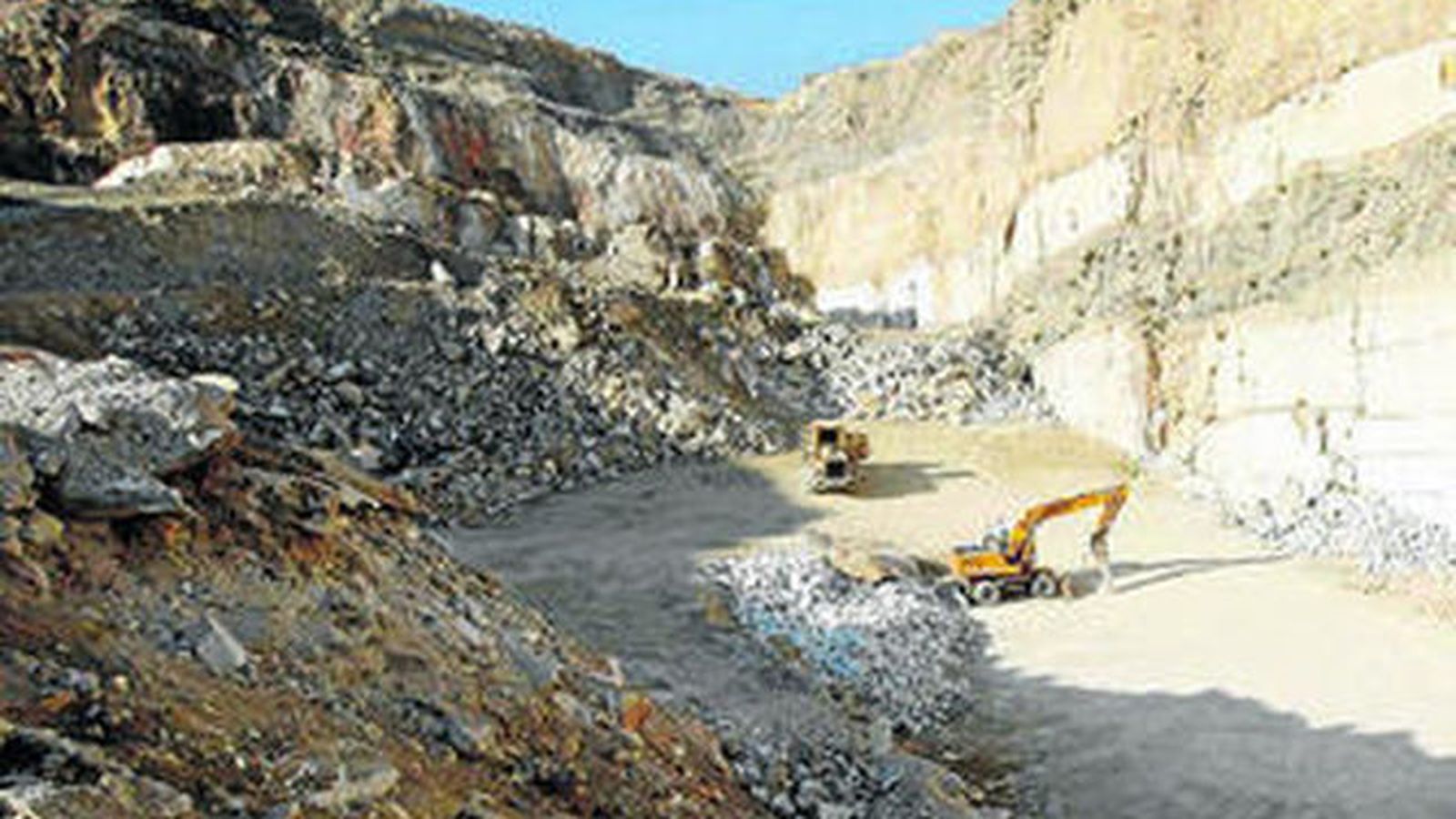 Trabajos en una cantera