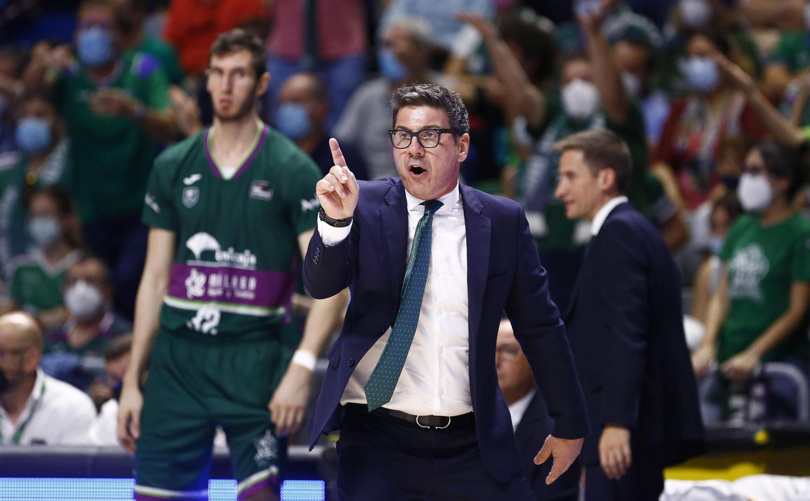 Katsikaris, en un momento del choque.