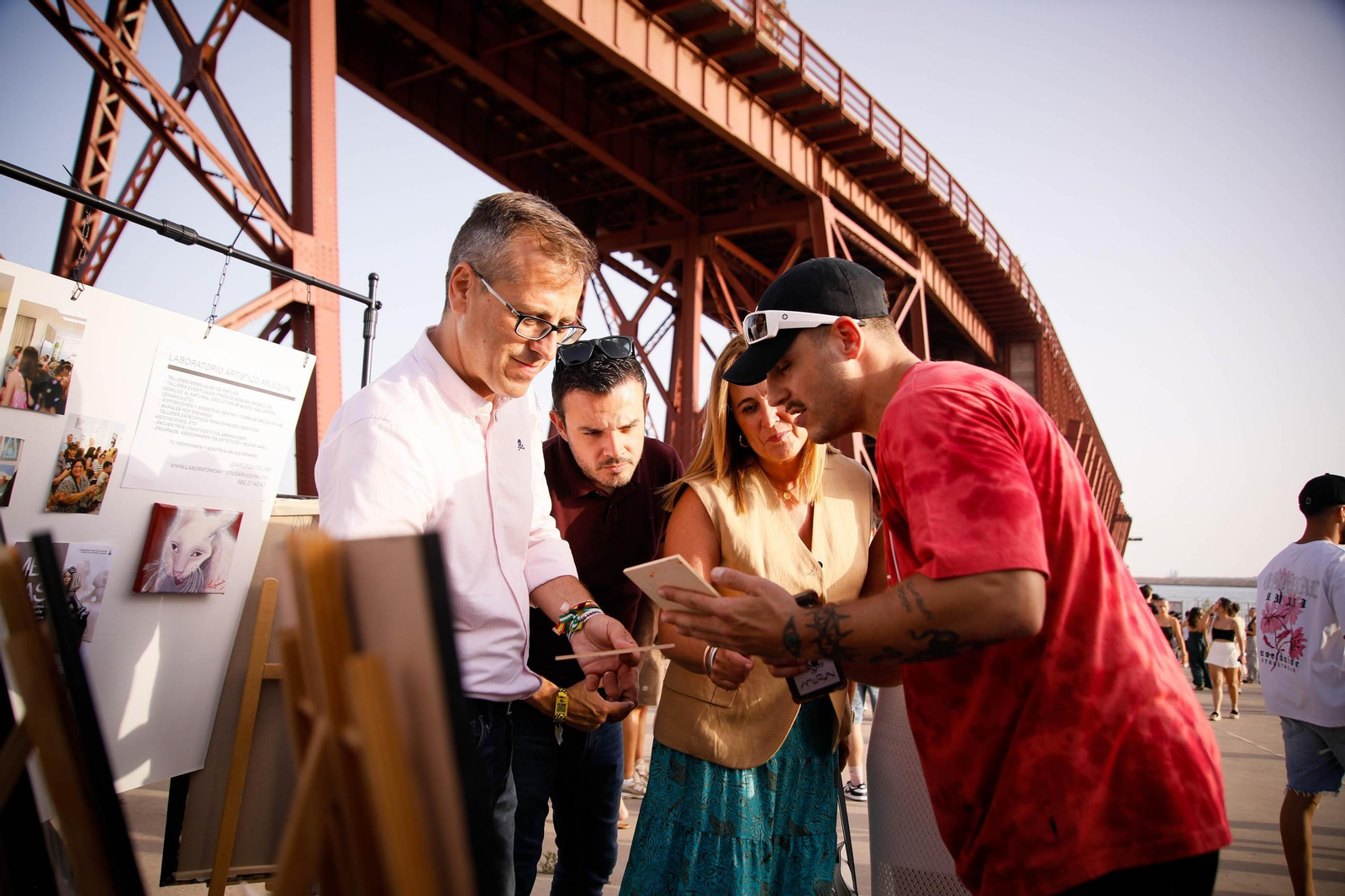 Imágenes del Festival AlmeriArt en el Parque de las Almadrabillas