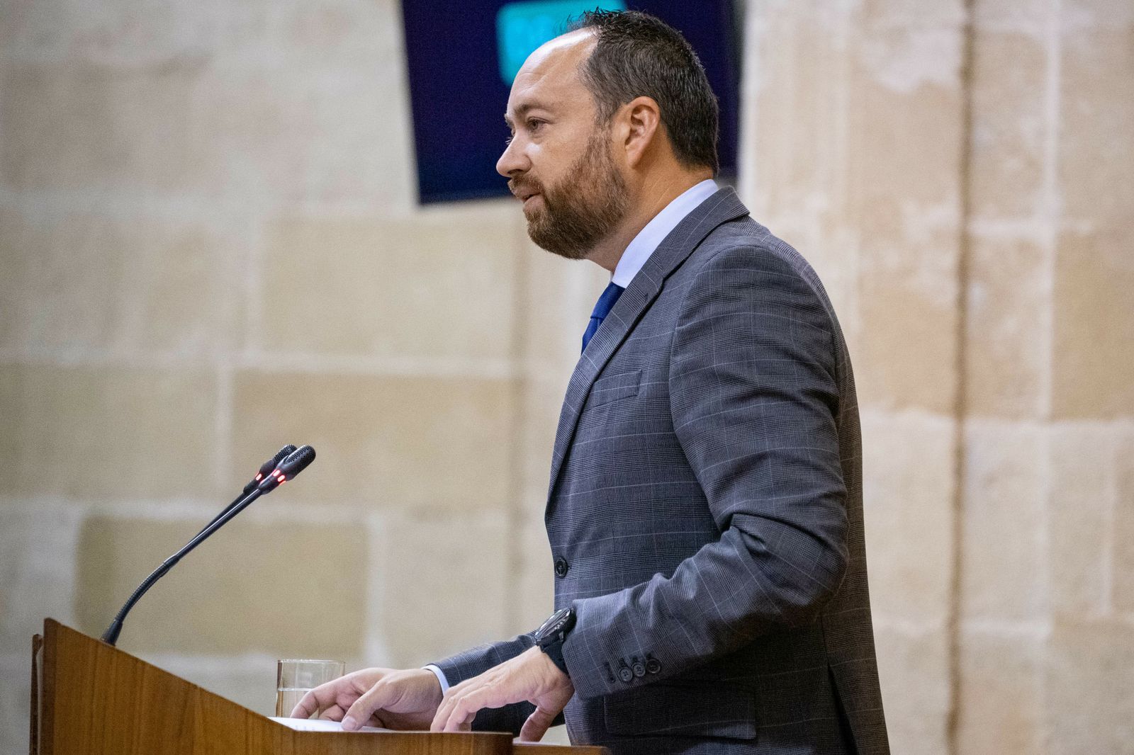 Ramón Herrera en el Parlamento de Andalucía