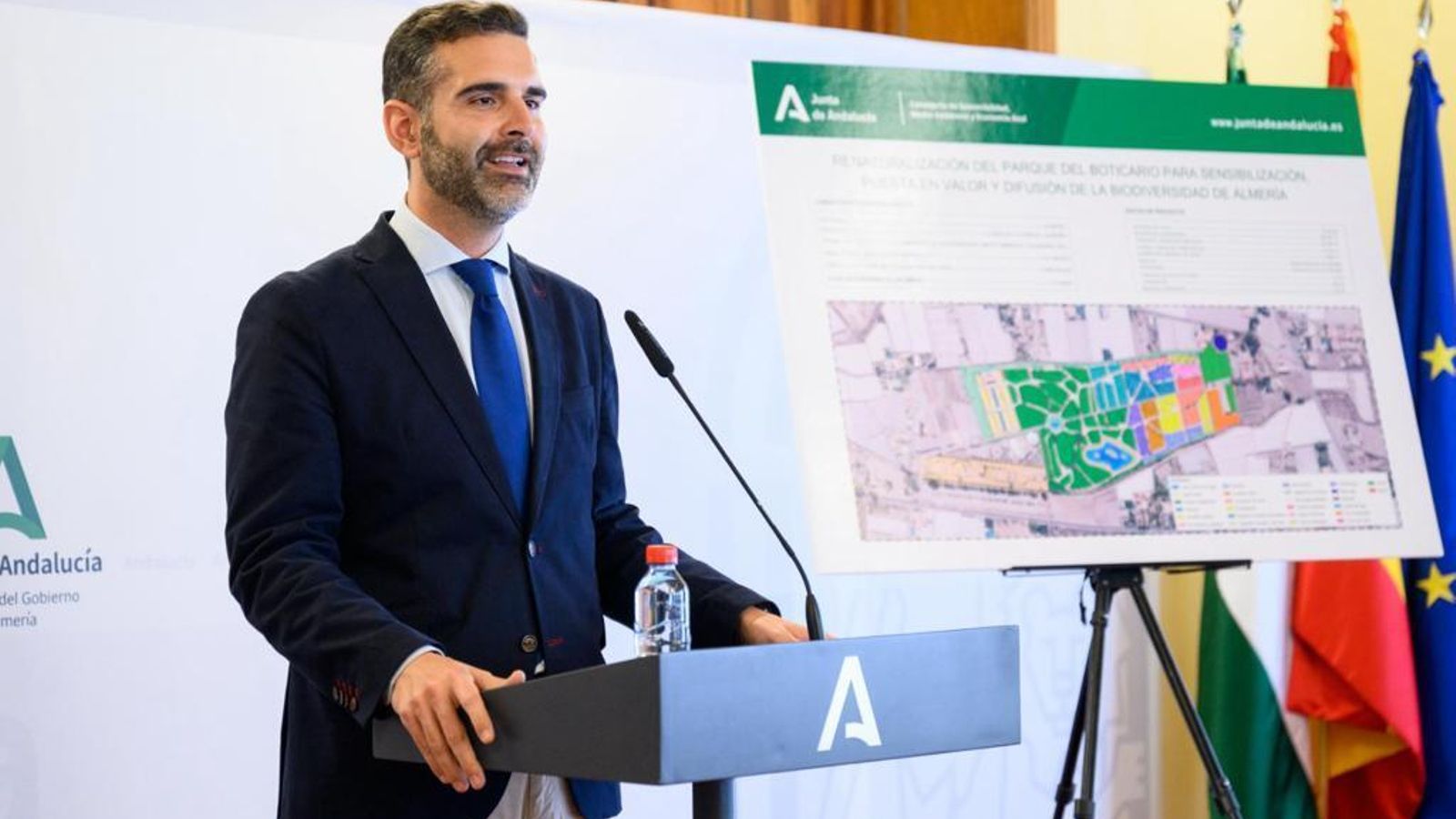 El consejero Ramón Fernández-Pacheco en la presentación del proyecto