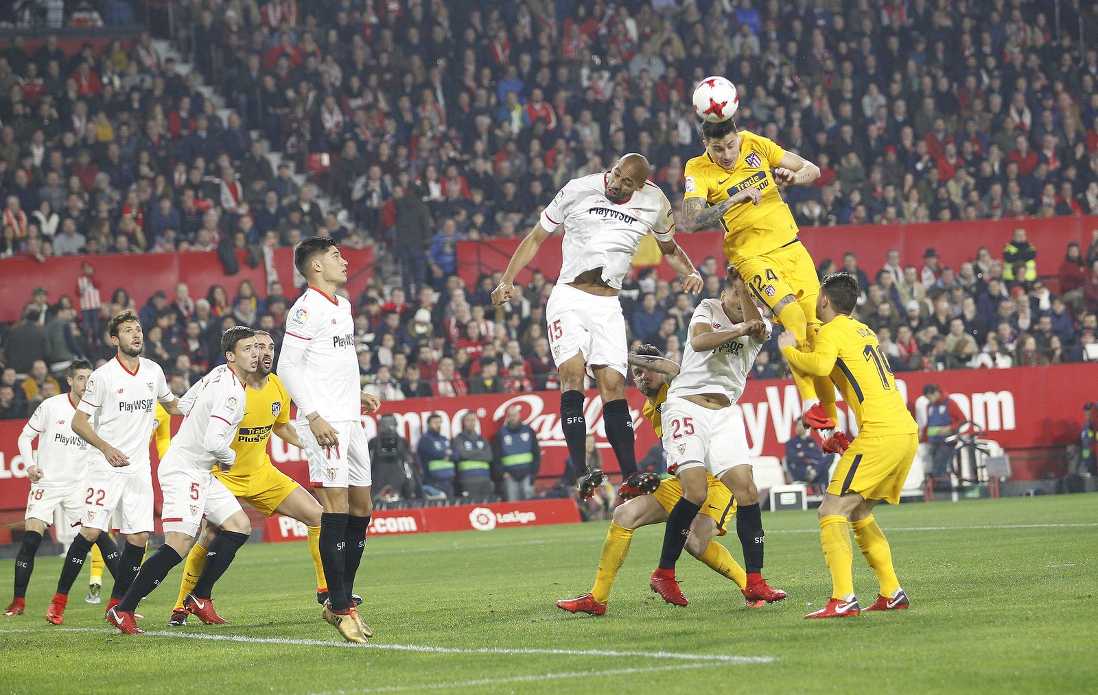 El Sevilla FC-Atlético de Madrid de Copa, en imágenes