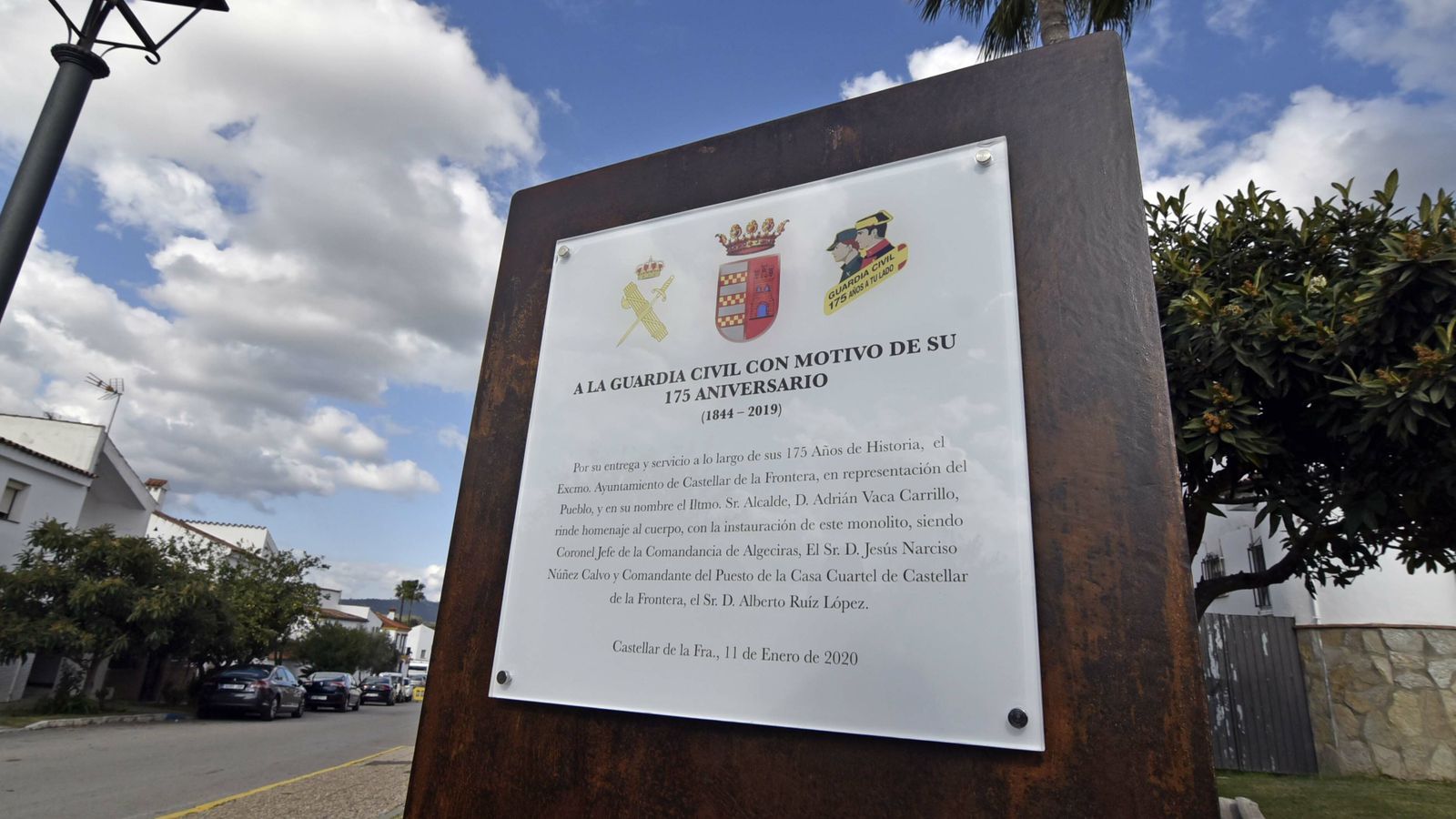Las fotos del homenaje de Castellar a la Guardia Civil.