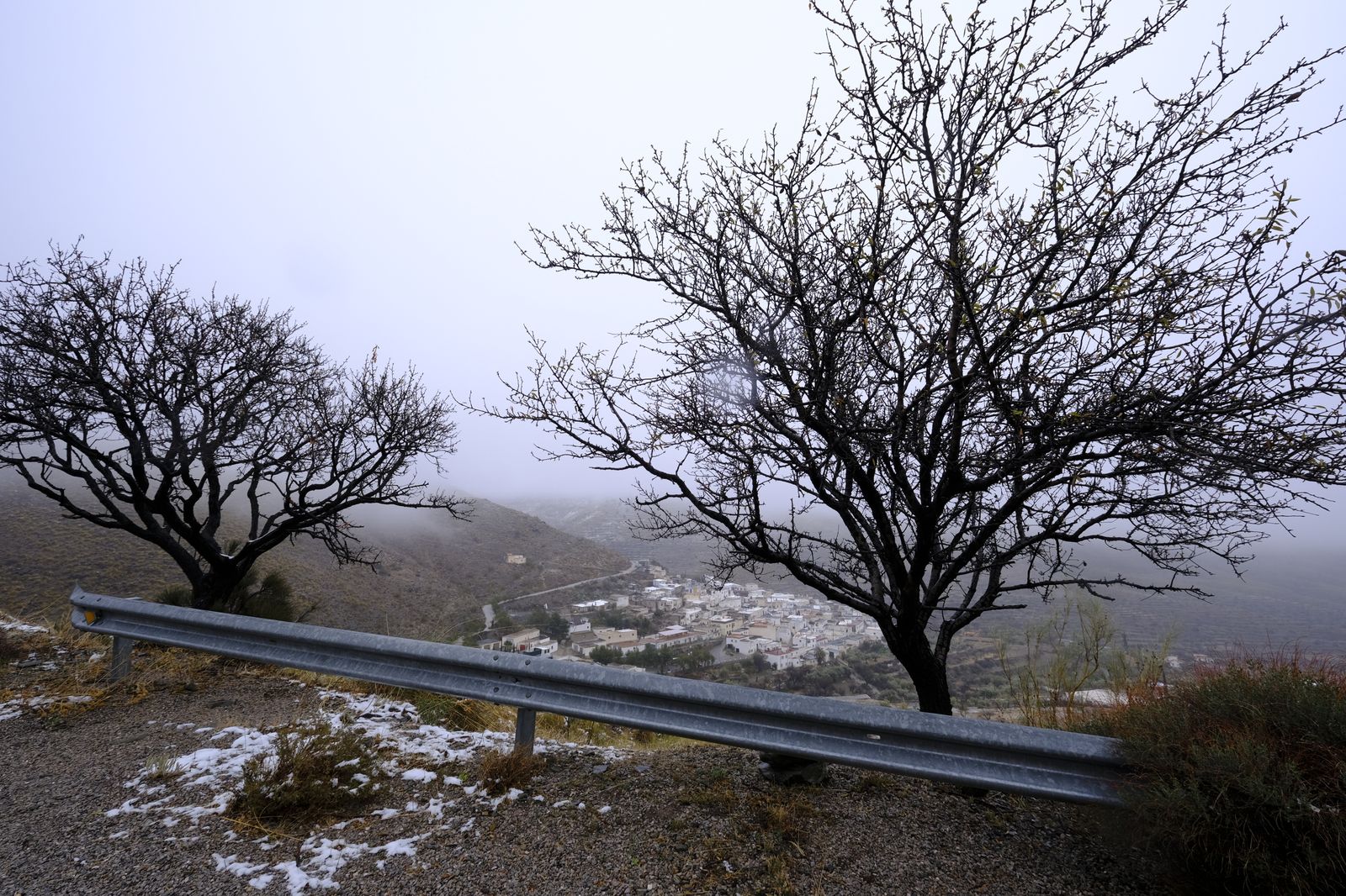 Fotogalería nevada en la Provincia de Almería