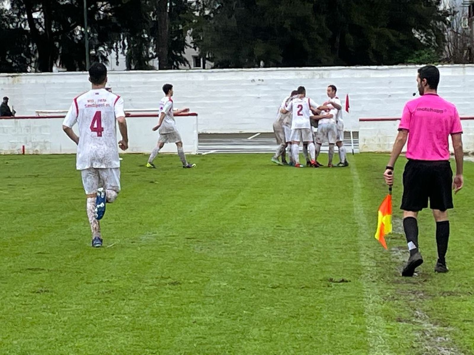 Los chiclaneros celebran uno de los goles de Joselito Cornejo.