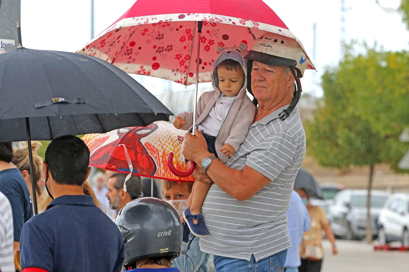 Gran ambiente en la exhibición del motor en Jerez