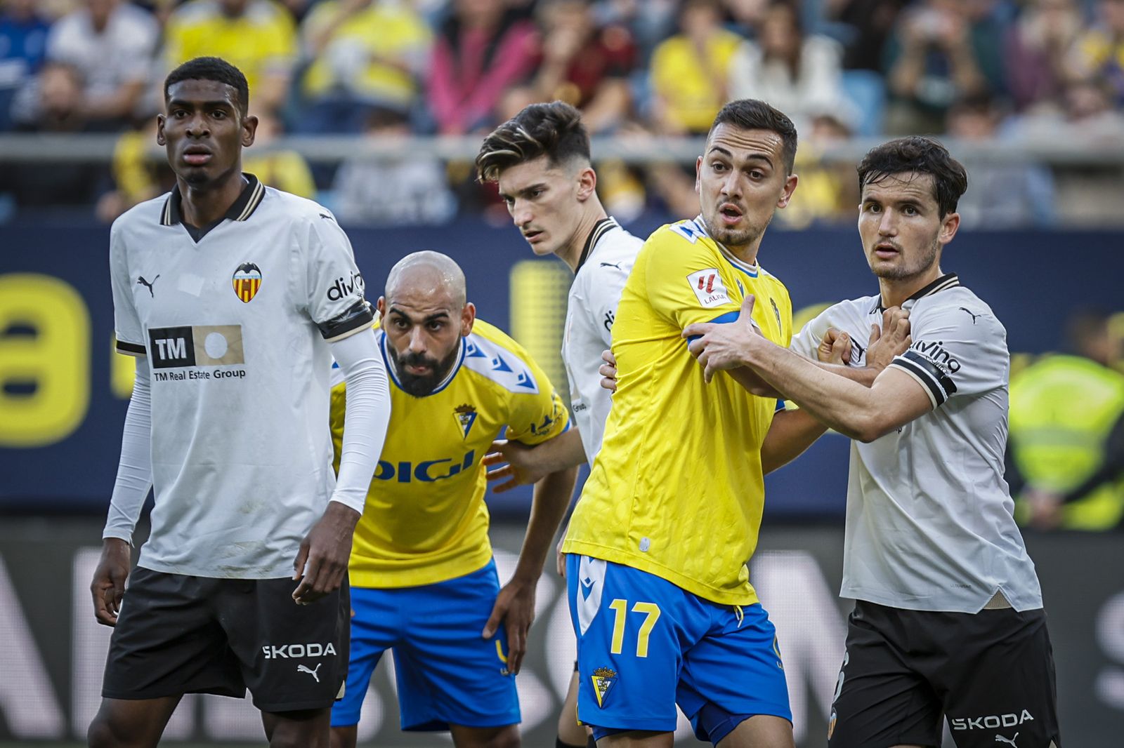 Partido de fútbol Cádiz CF - Valencia CF