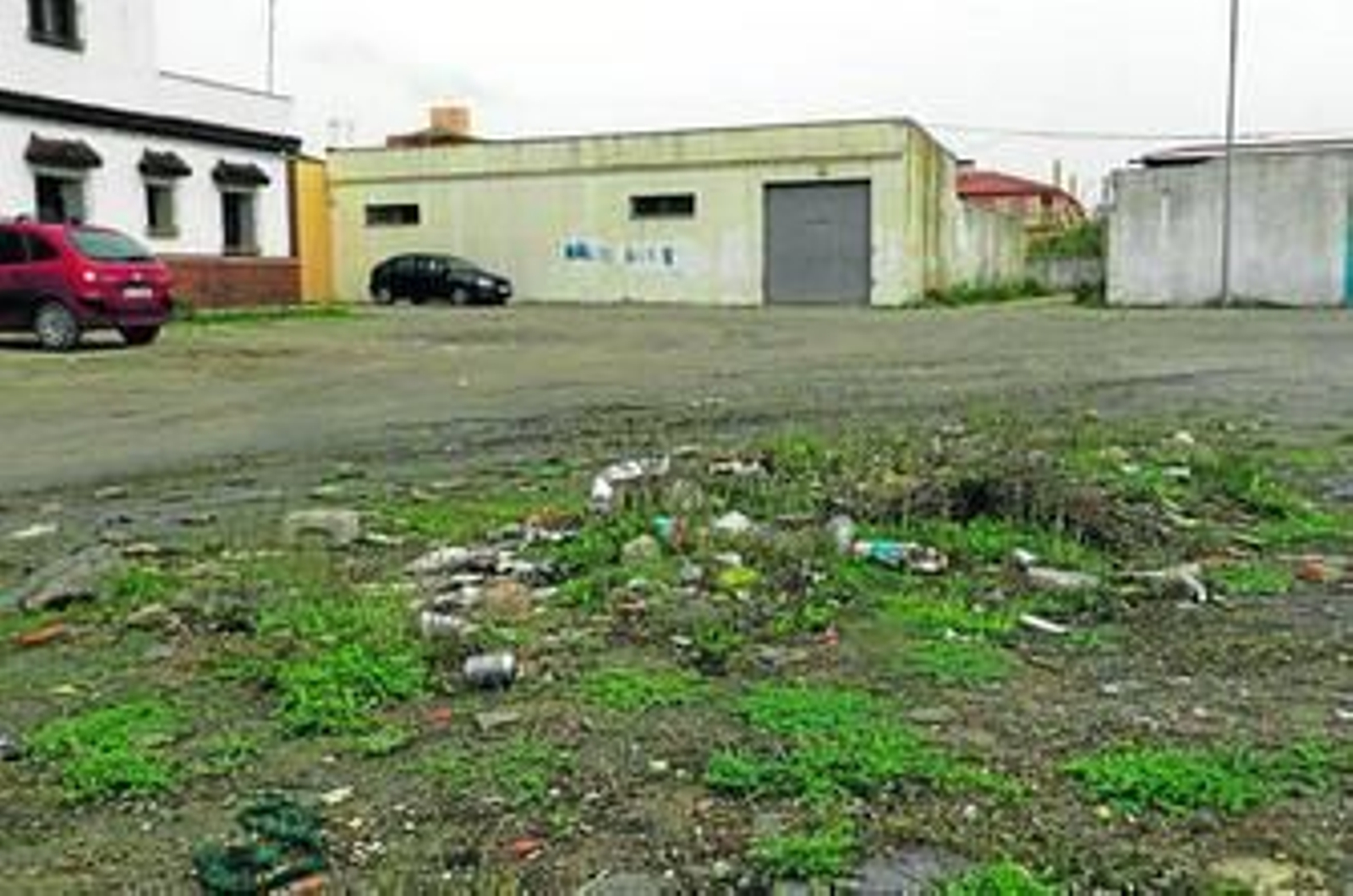 Solar de la zona del Conchal y el Castillo en el que los vecinos piden una actuación urgente.