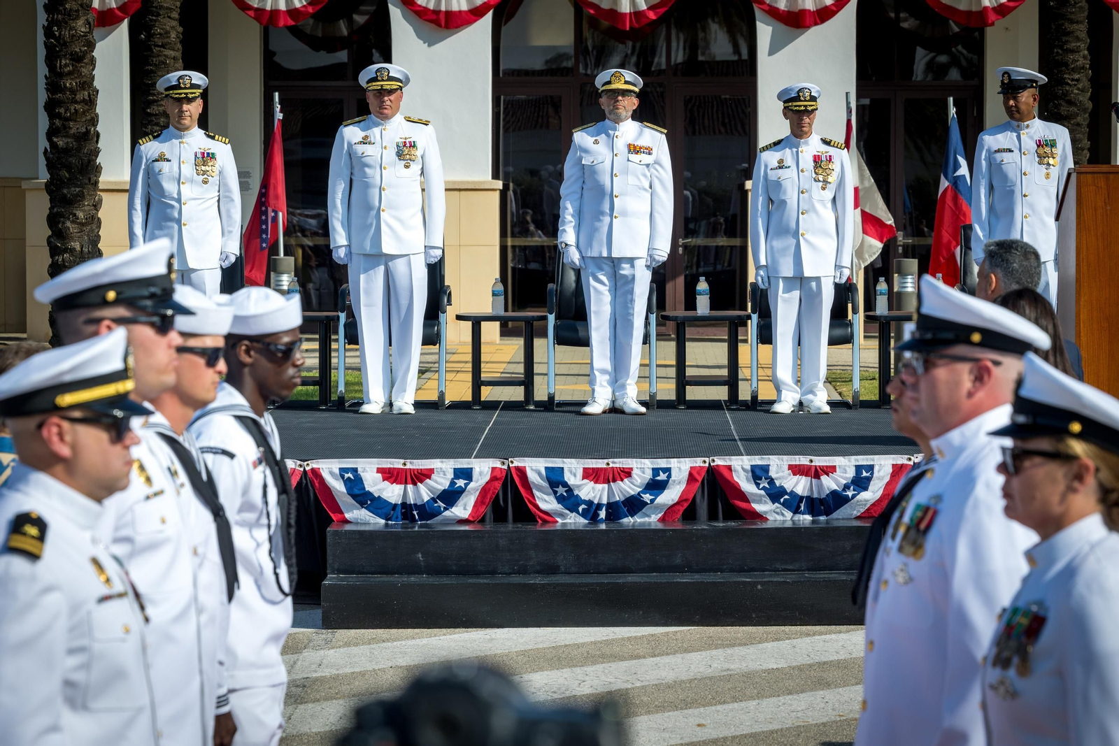 Las imágenes de la ceremonia de cambio de mando de EEUU en la Base de Rota