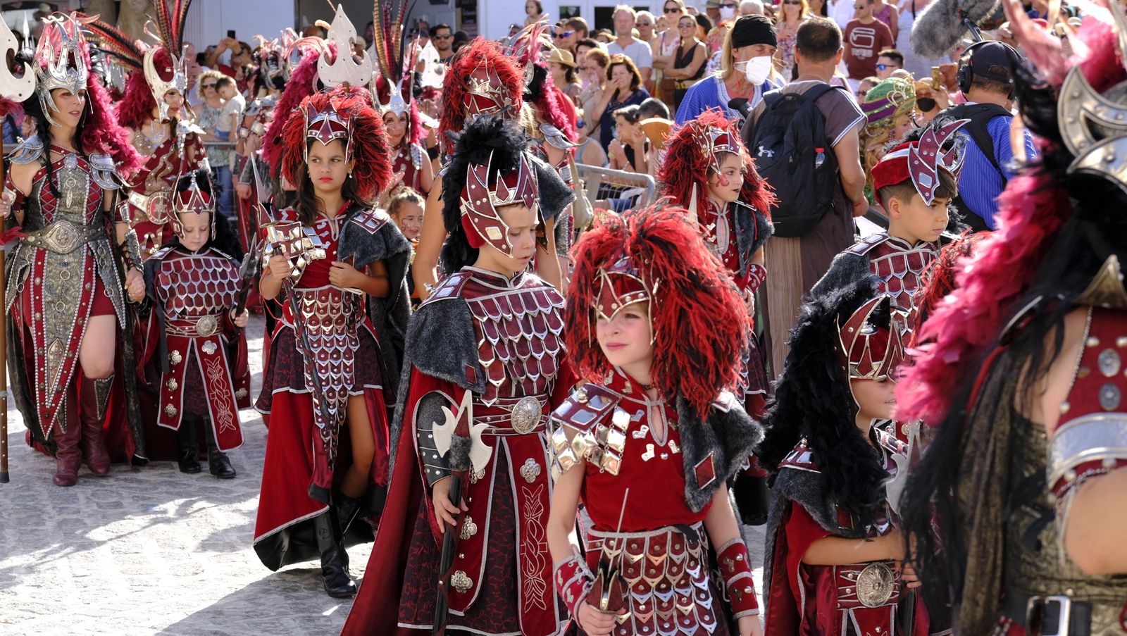 Imágenes del desfile de Moros y Cristianos de Mojácar
