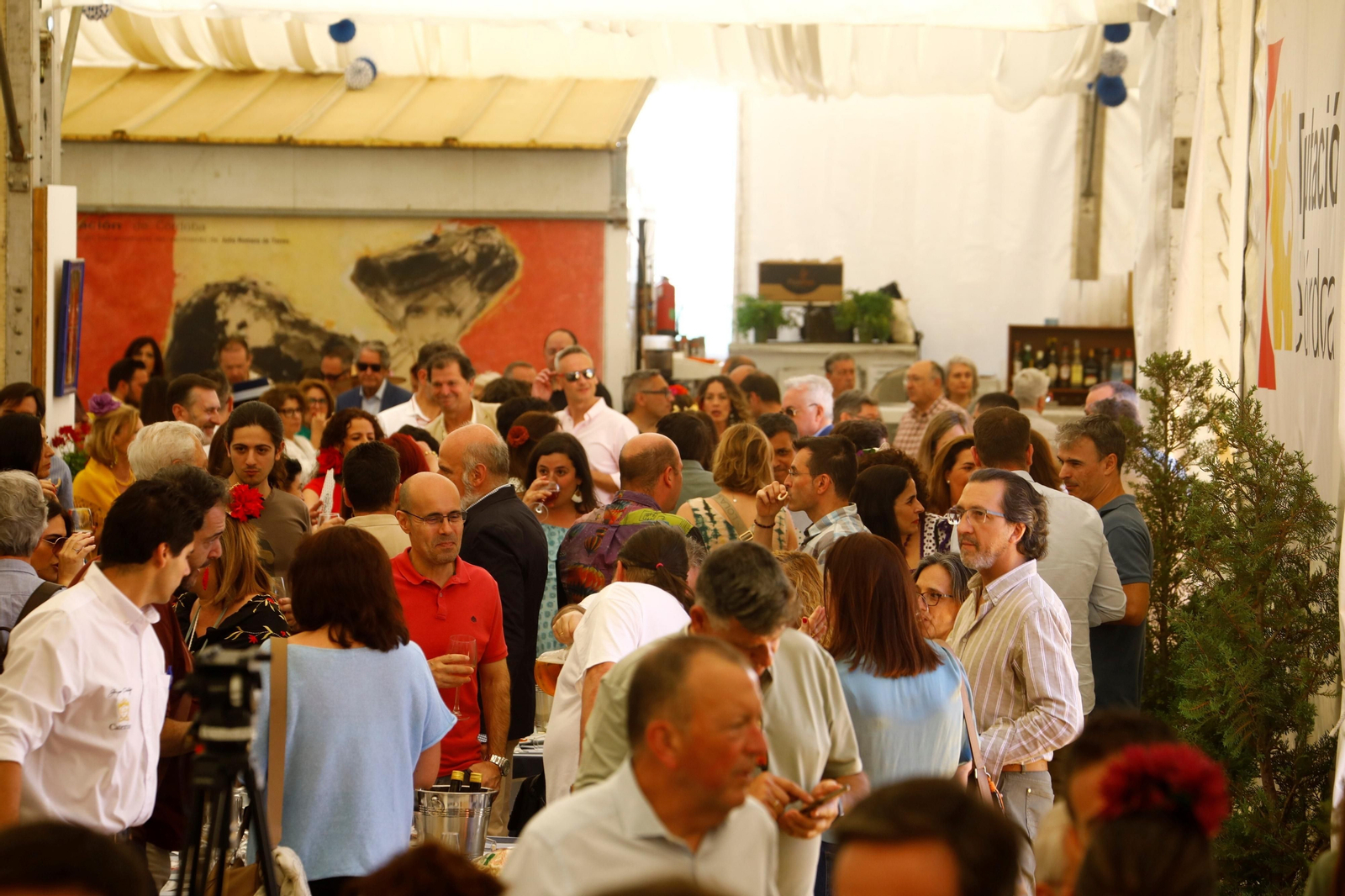 Las recepciones del miércoles de la Feria de Córdoba, en imágenes