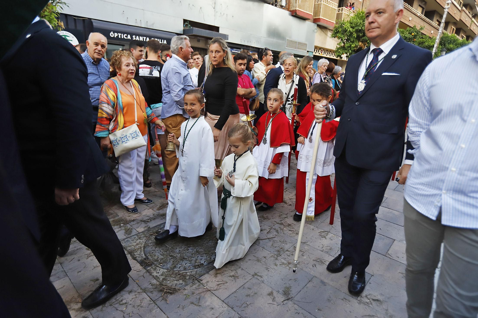 Imágenes de la procesión del Corpus Christi en Huelva