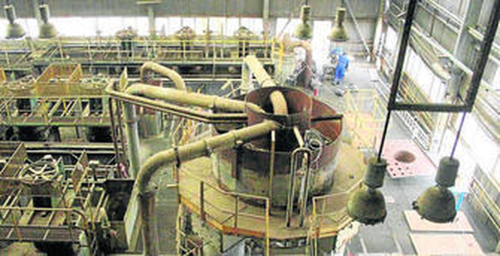 Instalaciones de Emed Tartessus en la mina de cobre de Riotinto.