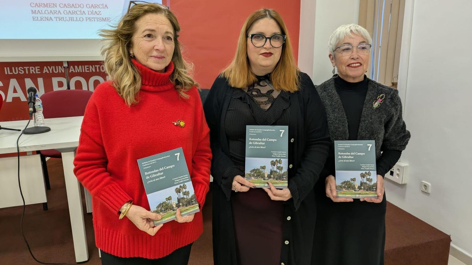 Las autoras Carmen Casado, Malgara García y Elena Trujillo Las autoras Carmen Casado, Malgara García y Elena Trujillo