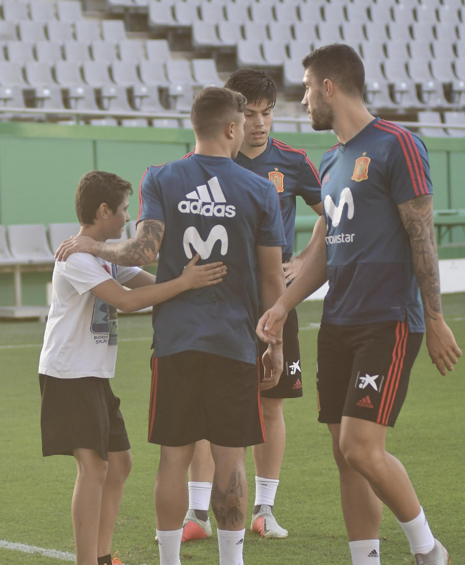 Entrenamiento de la selección sub-21 en El Arcángel