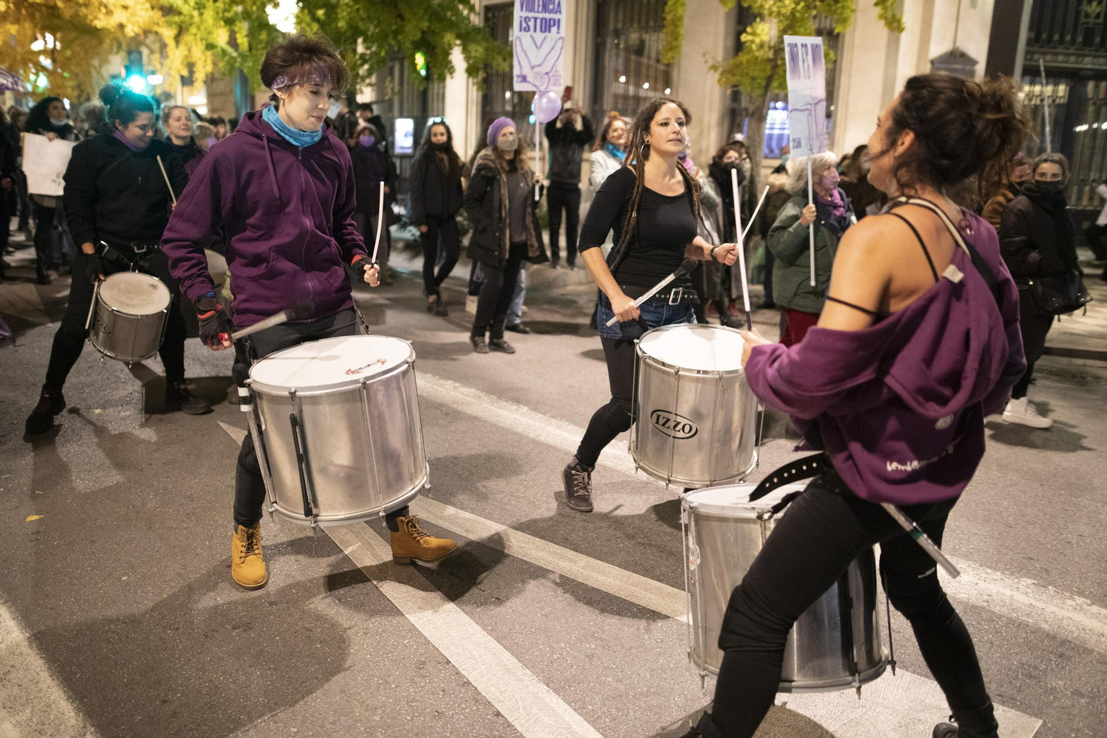 La manifestación del 25-N en Granada en imágenes