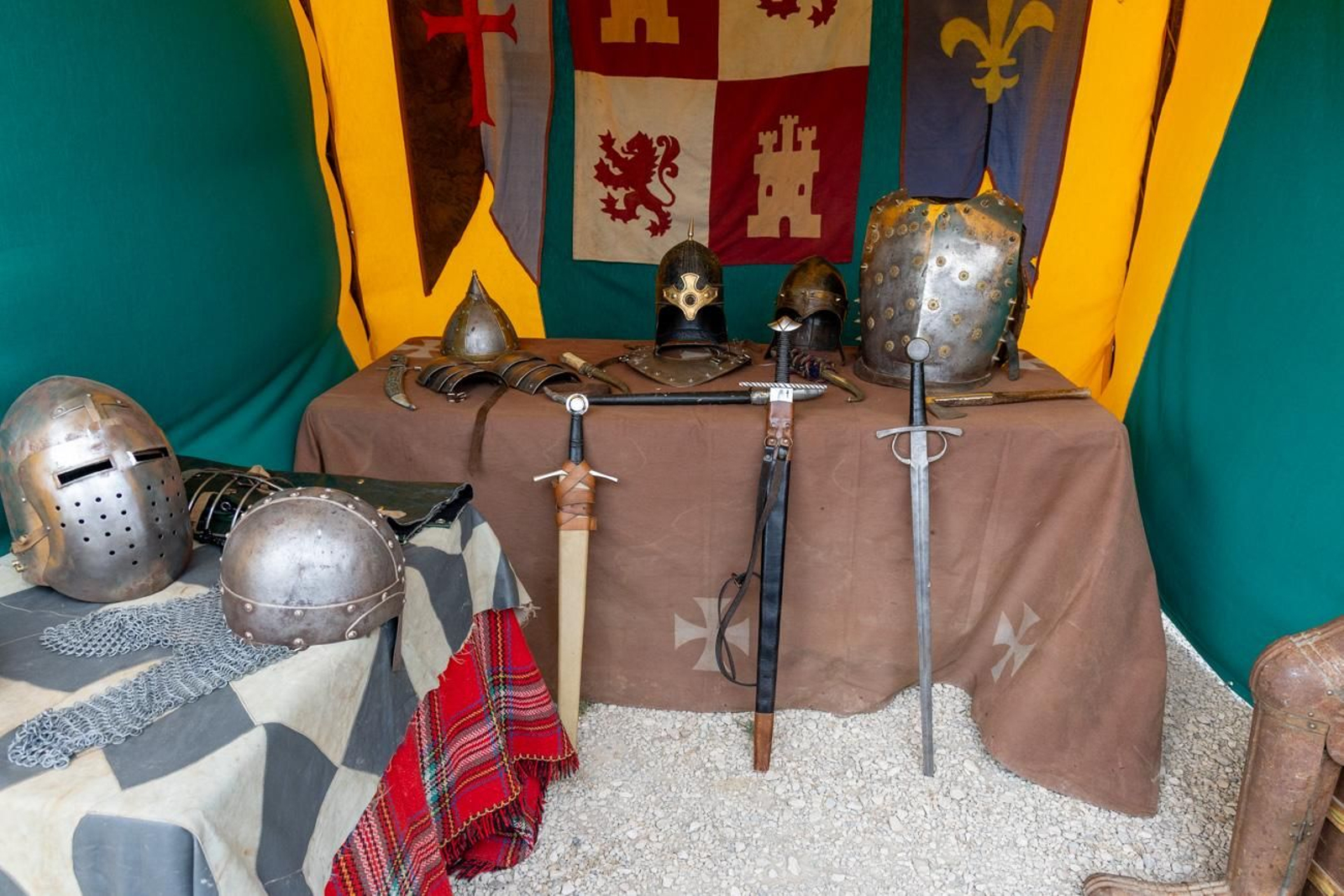 Moradores del Castillo de Jaén, recreación histórica de la Edad Media en el Cerro de Santa Catalina