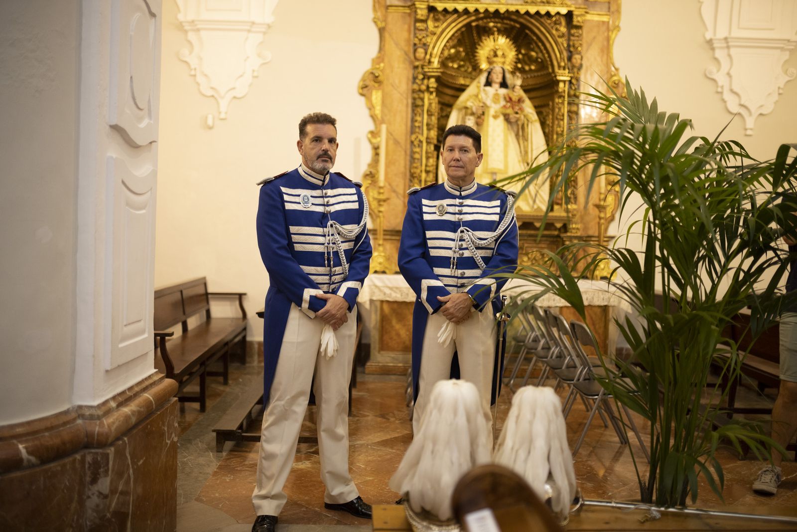 Imágenes de la procesión de la Virgen de la Cinta por el centro de la ciudad